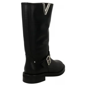 BIKER FIBBIE 3/4 CON V NICKEL