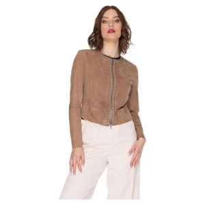GIACCA ZIP CORTA BORCHIA